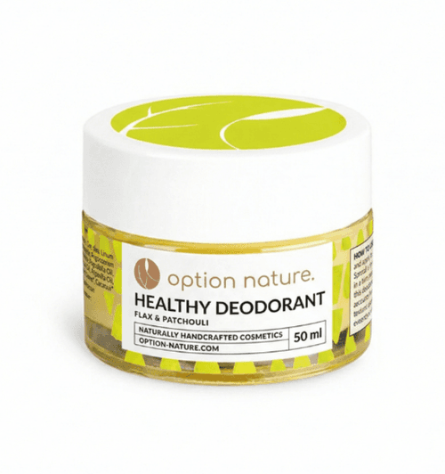 healthy deodorant - flax & patchouli